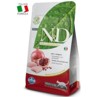 Беззерновой корм для кошек с курицей и гранатом N&D cat chicken 1,5кг 
