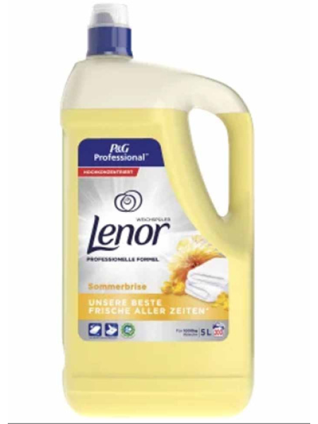 Oполаскиватель Lenor Fabric softener Summer Breeze Летний бриз 5л/200стирок