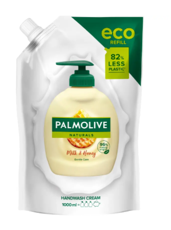 Жидкое мыло Palmolive Nourishing 1000 мл с медом сменный пакетик