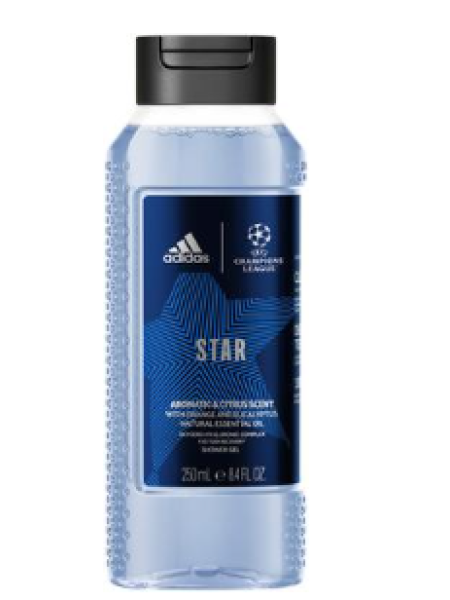 Гель для душа мужской Adidas UEFA Star Edition 250 мл 