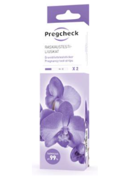 Тест-полоски на беременность Pregcheck 2 шт