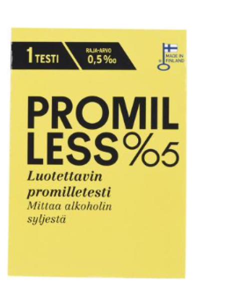 Одноразовый тест на алкоголь в крови Promilless 0,5 1 шт