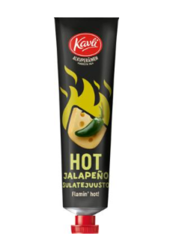 Плавленый сыр с перцем халапеньо Kavli hot jalapeno 175г