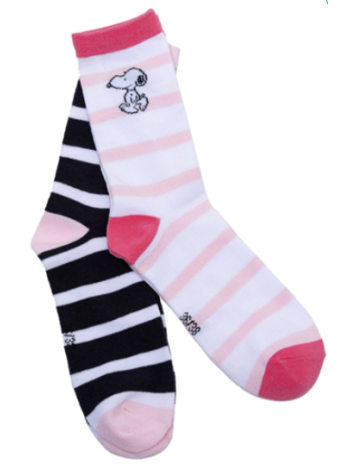 Носки женские с принтом PEANUTS 2шт размер 39-41