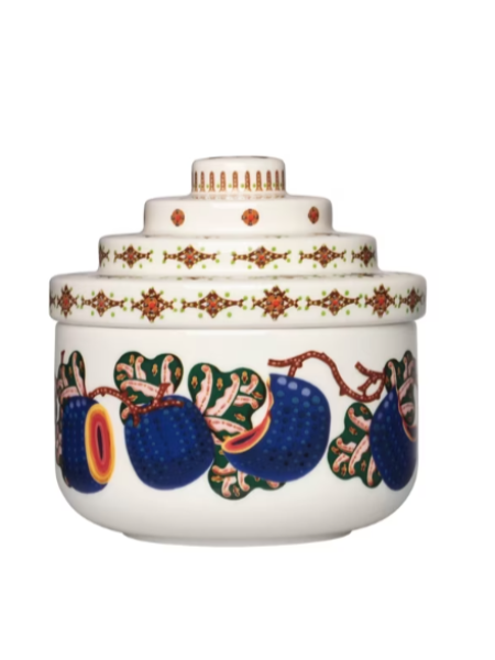 Керамическая шкатулка Iittala Taika Sato Keraaminen rasia 145x150мм серия Волшебный урожай 