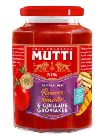 Соус для пасты с томатами Россоро и овощами гриль Mutti 400г