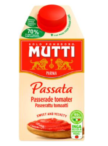 Томатное пюре Mutti Passata paseerattu tomaatti 500г