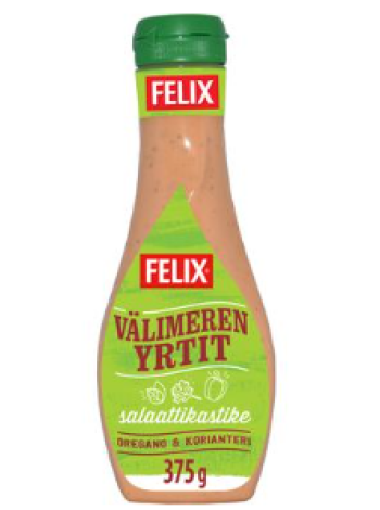 Салатная заправка из средиземноморских трав Felix Välimeren Yrtit Salaattikastike 375г
