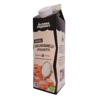 Сливочный йогурт с соленой карамелью Ålandsmejeriet Suolakaramellijogurtti 1кг