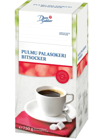 Кусковой сахар Dansukker Pulmu Palasokeri 750г