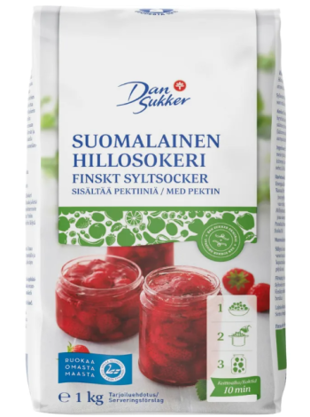 Сахарный песок для варенья Dansukker Suomalainen Hillosokeri 1 кг