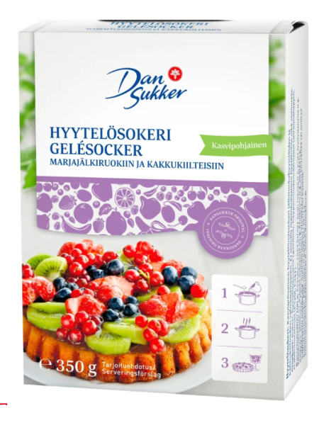 Сахар для желе Dansukker Hyytelösokeri 350г