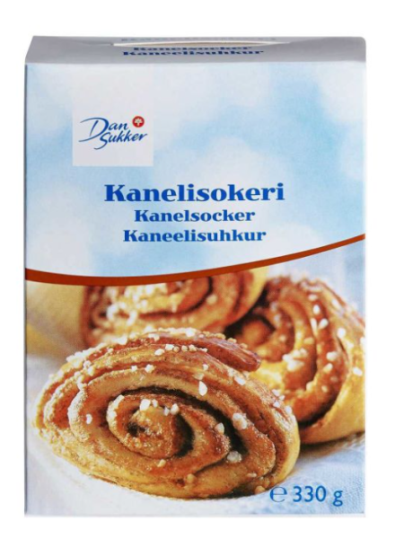 Сахарный песок с корицей Dansukker Kanelisokeri 330г
