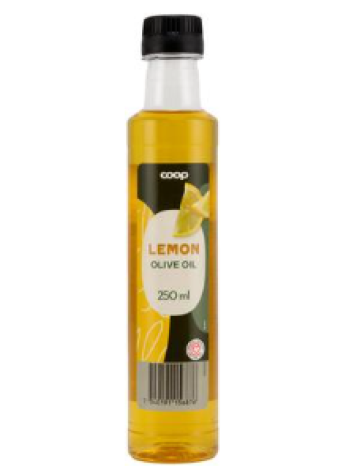 Оливковое масло Coop со вкусом лимона 250мл