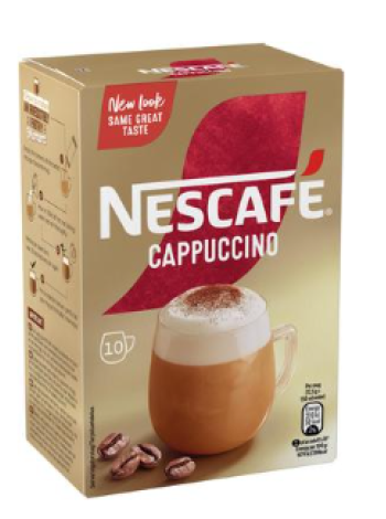 Растворимый кофе капучино Nescafé Cappuccino 10шт/125г  