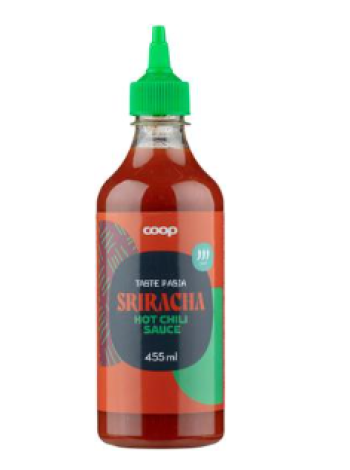 Cоус чили Coop Taste of Asia Sriracha Hot Chili 455 мл