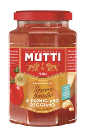Соус для пасты с томатами и сыром Пармиджано Реджано Mutti Rossoro-tomaateilla ja Parmigiano Reggiano 400г