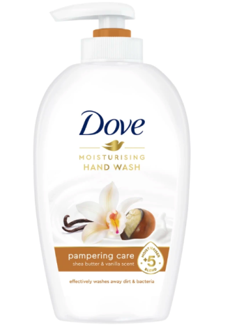 Жидкое мыло Dove Pampering Care 250мл с маслом ши и ванилью