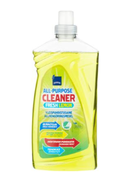 Универсальный очиститель для всех водостойких поверхностей Rainbow Fresh Lemon Yleispuhdistusaine 1 л