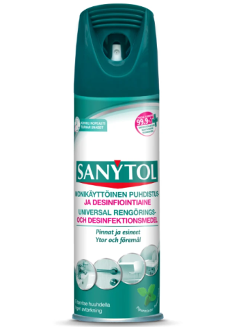 Универсальный чистящий и дезинфицирующий спрей Sanytol 400мл