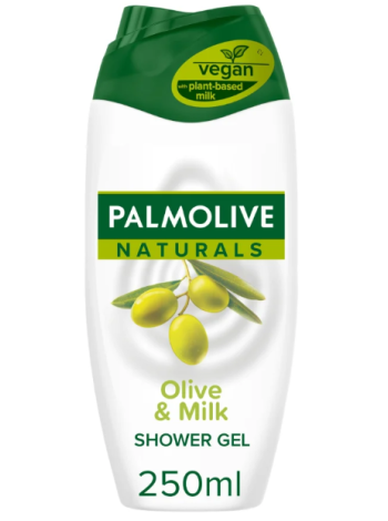 Гель для душа Palmolive Naturals Olive & Milk 250мл с оливками и миндальным молоком 