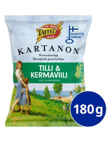 Чипсы Taffel Manor с укропом и сметаной 180г