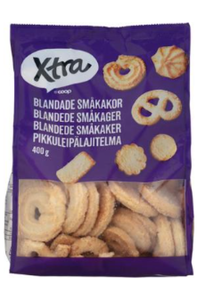 Ассорти печенья Xtra pikkuleipälajitelma 400г