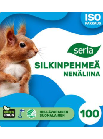 Носовые платочки Serla Silkin Pehmeä 100шт