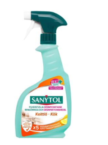 Чистящее и дезинфицирующее средство для кухни Sanytol 500мл