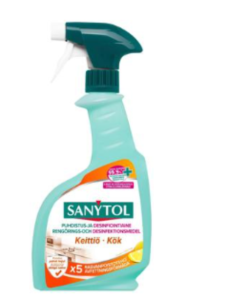 Чистящее и дезинфицирующее средство для кухни Sanytol 500мл