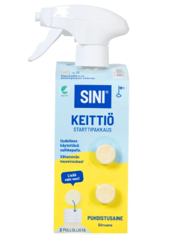 Чистящие таблетки и распылитель для кухонных поверхностей Sini Keittiö 2шт
