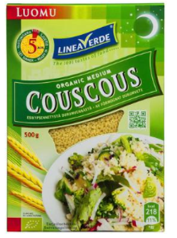 Кускус органический Linea Verde из твердых сортов пшеницы 500г
