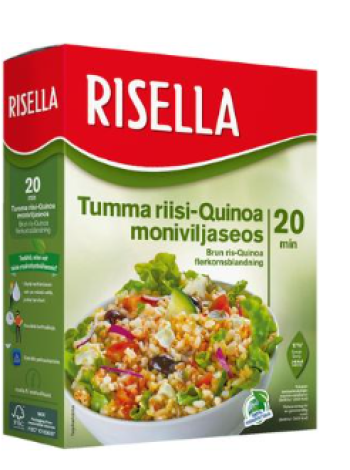 Смесь цельнозернового риса и киноа Risella Täysjyväriisi-Kvinoa Seos 800 г 