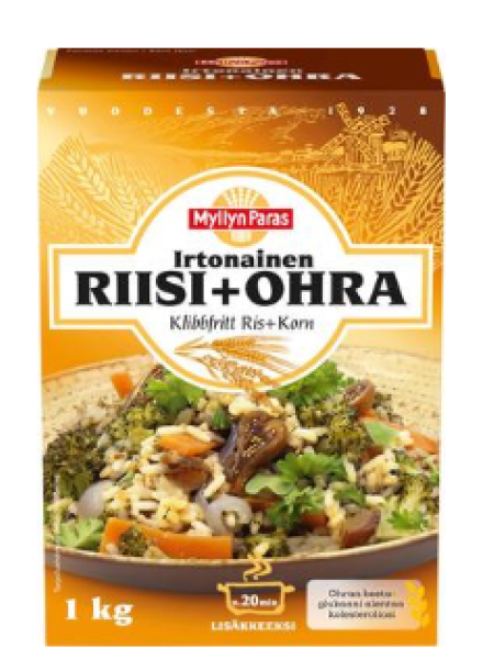 Смесь длиннозерного риса и ячменя Myllyn Paras Riisi+Ohra 1 кг