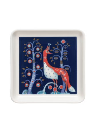Блюдо декоративное Iittala Taika 12х12 см цвет синий квадратная