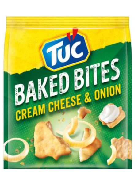 Крекеры со сливочным сыром и луком TUC Baked Bites Cream Cheese & Onion 110г 