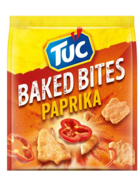 Крекеры TUC Baked Bites Paprika 110г с паприкой