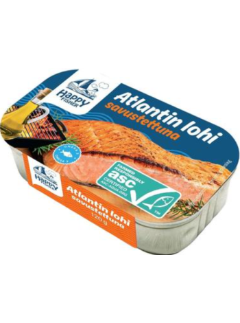 Атлантический копченый лосось Happy Fisher Atlantin lohi 120г