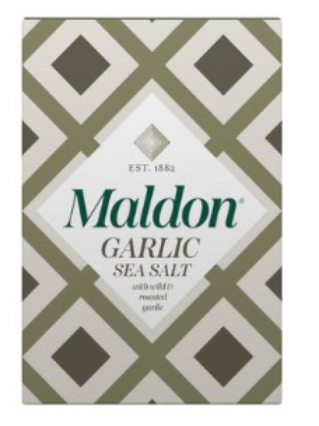 Морская соль Мальдо с чесноком Maldon merisuola valkosipulilla 100г