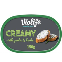 Веганский сливочный крем Violife 100% Vegan Creamy With Garlic & Herbs с чесноком и травами 150 г