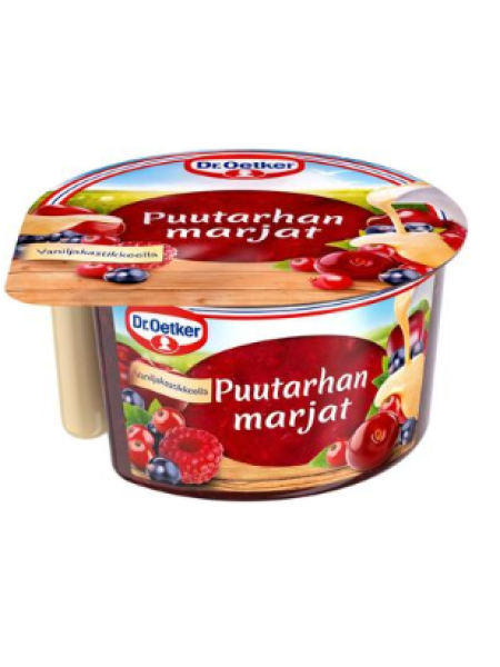 Десерт садовые ягоды и заварной крем Dr. Oetker Puutarhan marjat 160г