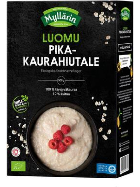 Хлопья овсяные Myllärin Pikakaurahiutale 500г органические