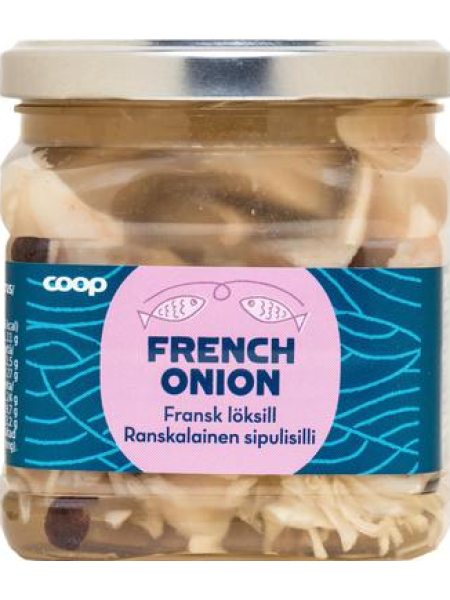 Кусочки селедки в пикантном луковом соусе Coop Maustesilli 500/300г