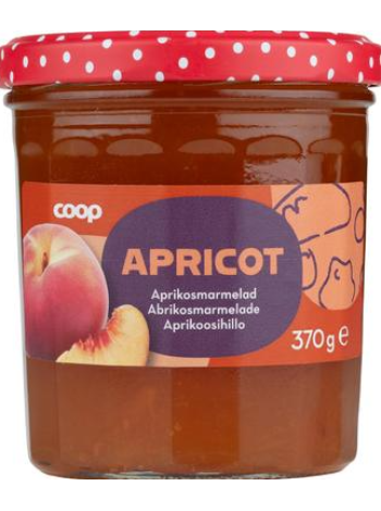 Абрикосовый джем Coop Aprikoosihillo 370г стекло
