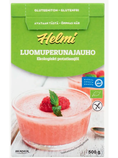 Мука картофельная органическая Finnamyl Luomu perunajauho 500г