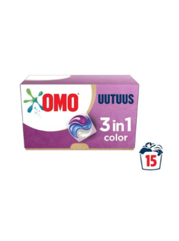 Капсулы для стирки цветной одежды OMO Color Pyykinpesukapseli 15 шт
