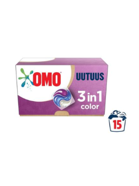 Капсулы для стирки цветной одежды OMO Color Pyykinpesukapseli 15 шт