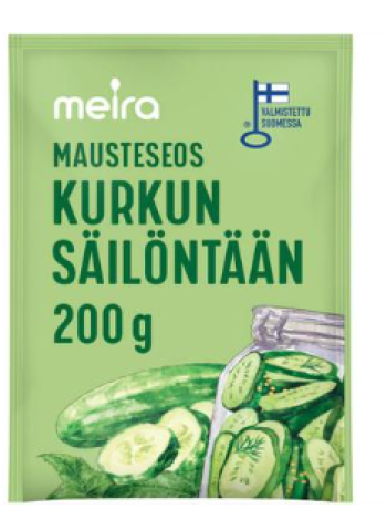 Смесь приправ для консервирования огурцов Meira Mausteseos kurkun säilöntään 200г