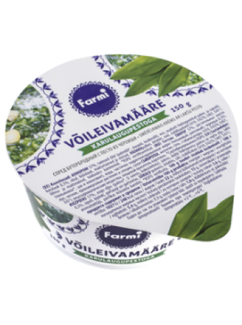 Творожный сыр с чесноком и травами FARMI Karulaugupestoga võileivamääre 150г