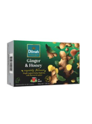 Чай черный со вкусом имбиря и меда DILMAH 20 x 1,5г  